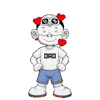 Best Dad Sticker by Zhot