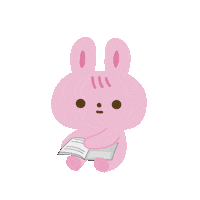 Book Rabbit Sticker by nako yamaguchi
