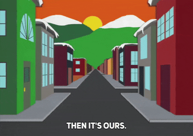 city sunset GIF by South Park 