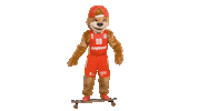 Fc Bayern Skate Sticker by FC Bayern Basketball