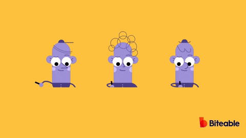 Biteable giphygifmaker animation celebrate animated GIF