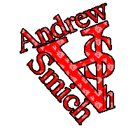 AndrewSmich brand clothing as andrewsmich Sticker