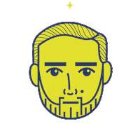 Wink Serious Face Sticker