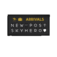skyherolab newpost arrivals tcp flightattendant Sticker