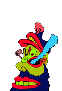 pop art smoking STICKER by Dax Norman