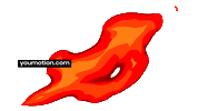 Animation Burning Sticker by youmotion.com