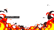 Animation Burning Sticker by youmotion.com