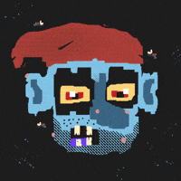 BrettDrawsStuff halloween spooky mask gnome GIF