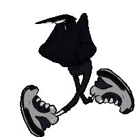 Walking Rapper Sticker