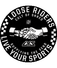 Freeride Lys Sticker by Loose Riders