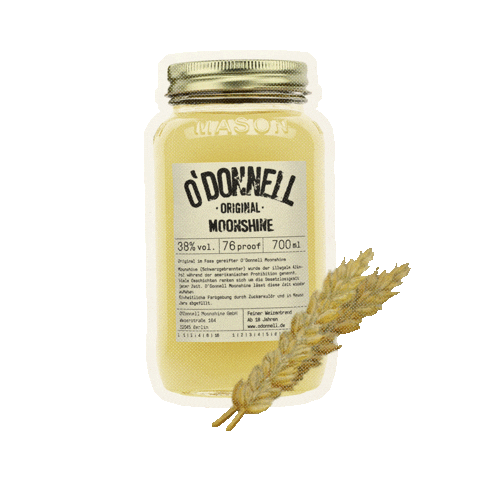 odonnell giphyupload jar moonshine schnaps Sticker