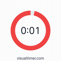 Timer 1S GIF by VisualTimer