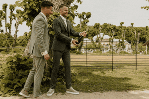 Couple Celebrate GIF by Fotozoet