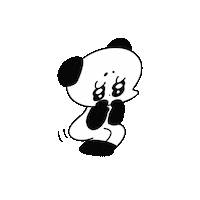 Dance Panda Sticker by happy mechan