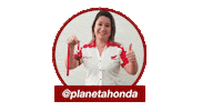 Honda Moto Sticker by Planeta Motos