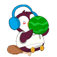 Hungry Snack Sticker by Pudgy Penguins