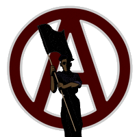 Black Flag Move Sticker
