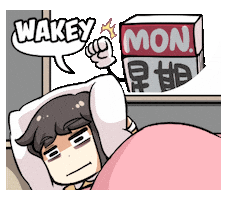 Good Morning Monday Sticker by Jin