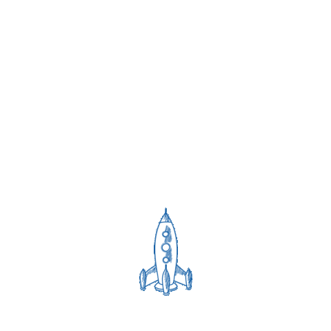Start-Up Rocket Sticker by #gkb2020