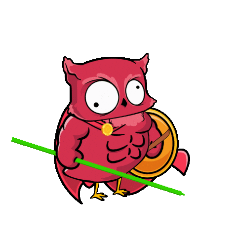 Crypto Muscle Sticker by BigBrains