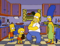 Homer Lisa GIF by The Simpsons
