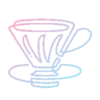 CANDP coffee color cafe line Sticker