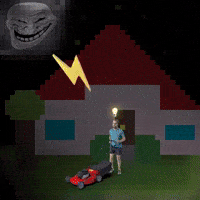 Lightning Bolt Pixel Art GIF by The LSD Hotel