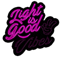 lightisgood fitness good light neon Sticker