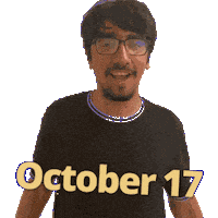 October 17 Sticker