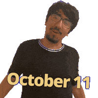 October Sticker