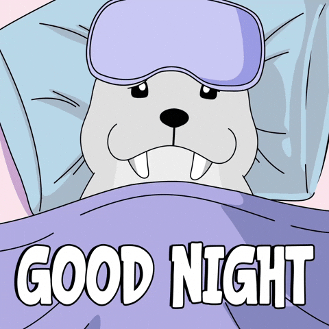 Sleepy Night Time GIF by FROSTYS