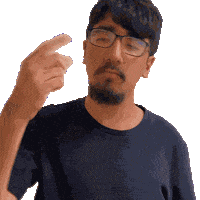 Looking Open Hand Sticker