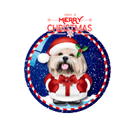 Merry Christmas Love Sticker by Pimp Yo Pets