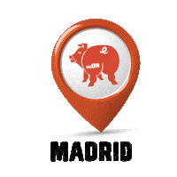 Burger Madrid Sticker by onbacon