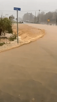 Major Flooding From Storm Zeta Hits Elkin, North Carolina