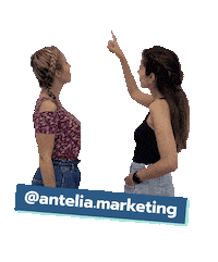 AnteliaMarketing no point triste senalar Sticker