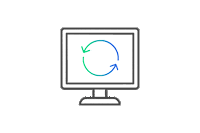 Computer Data Sticker by S2SGroup