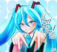 Happy Hatsune Miku GIF
