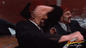 Scared Dont Look GIF by Indiana Jones