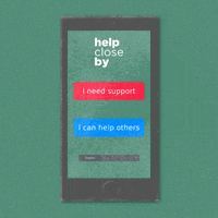 HelpCloseBy community training technology app GIF