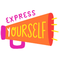 Express Yourself Ok Sticker by Jonathan Mont