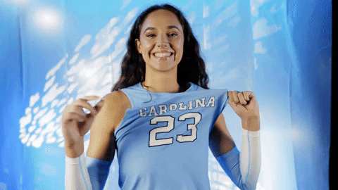 North Carolina Volleyball GIF by UNC Tar Heels