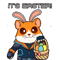 Easter Bunny Sticker by Hamieverse