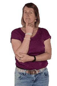 LenteBloesemChantal thinking blossom nadenken twijfel Sticker