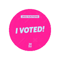I Voted Sticker by JMSU
