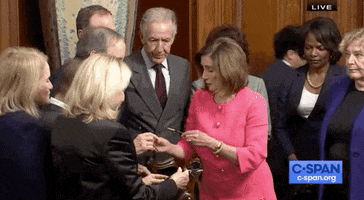 news nancy pelosi articles of impeachment delivering the articles of impeachment GIF