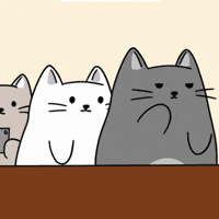 Suspicious White Cat GIF by MESA My Emotional Support Animal