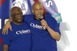 Cory Booker Jim Clyburn Fish Fry GIF by Election 2020