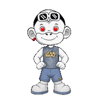 Luke Smile Sw Cheers Sticker by Zhot Shop