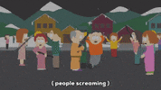 screaming kyle broflovski GIF by South Park 